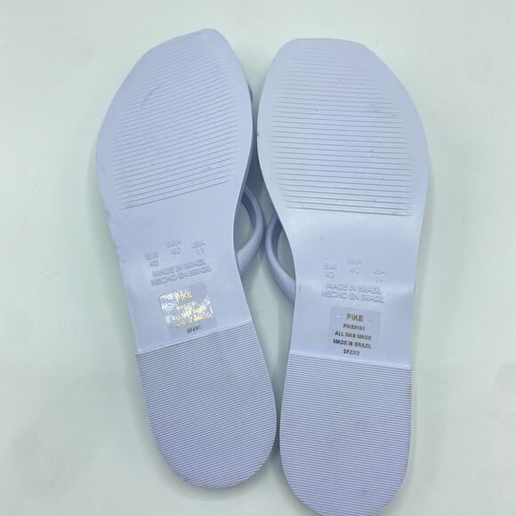 Steve Madden Pike Sandals Size 11 Pastel Purple Lavender Jelly Slide Y2K Kidcore - Picture 3 of 8